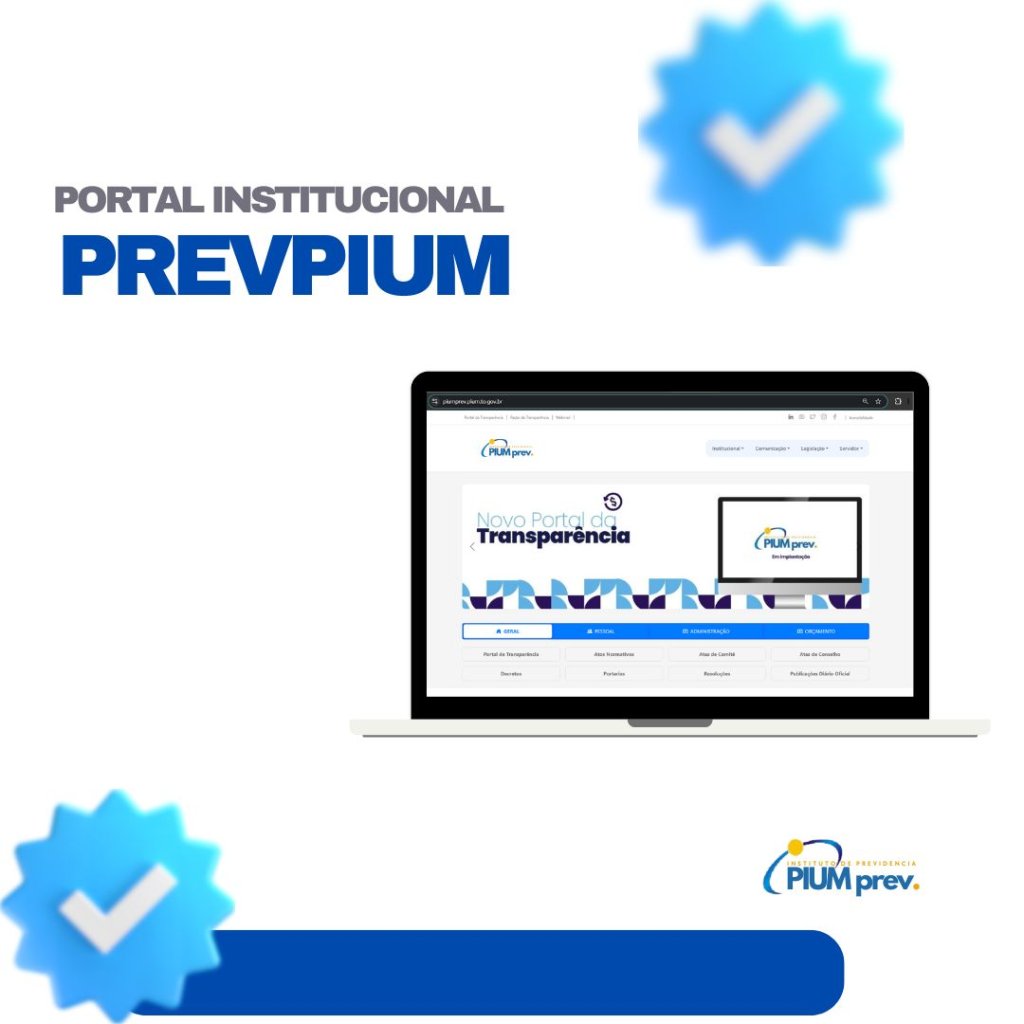 Piumprev lança portal oficial para melhorar a comunicação com os servidores e a sociedade