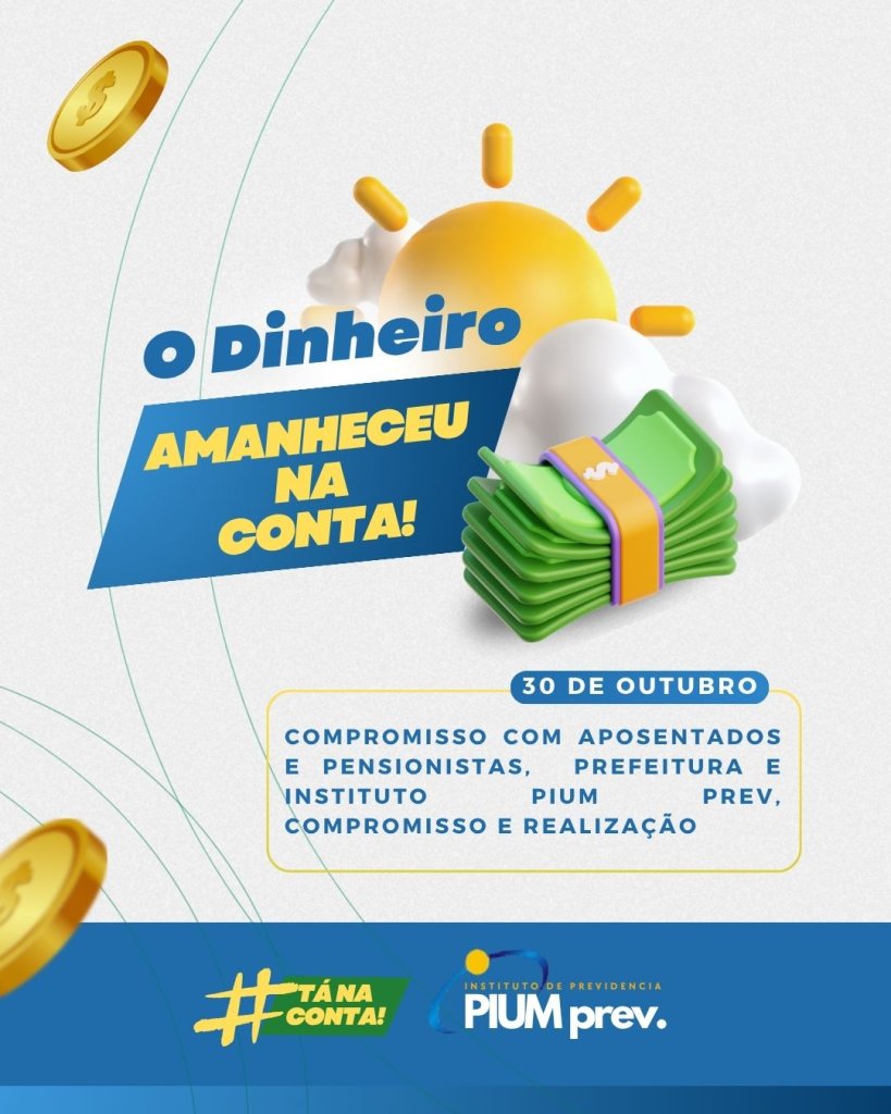 Salário na conta: compromisso com os servidores mantido!